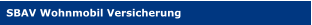 SBAV Wohnmobil Versicherung