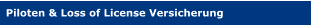Piloten & Loss of License Versicherung